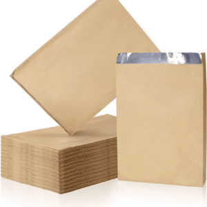 Aluminum foil paper bag with oil and heat resistant insulation and with customizable logo