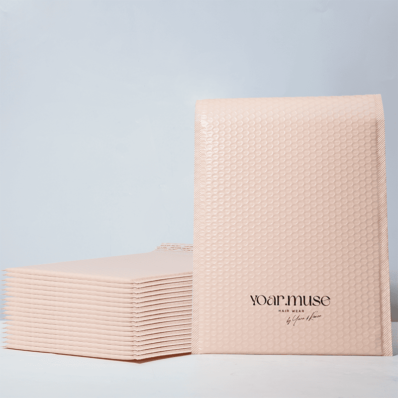 Customizable size and design of express bubble bags with double-layer tear strips for stronger durability - Image 2