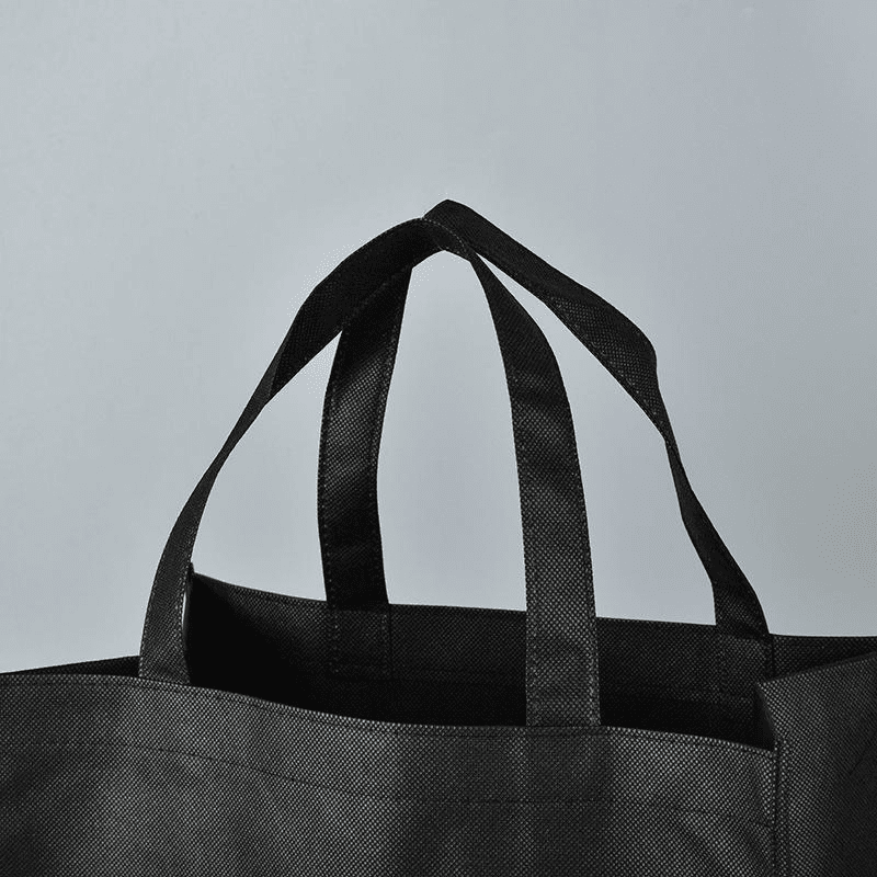 Black non-woven bag without non laminated customize printing and environmentally friendly tote bag - Image 4
