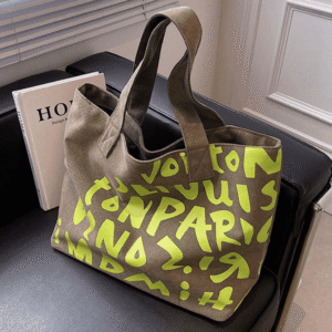 Handcrafted customizable canvas bag with a variety of fabrics to choose from