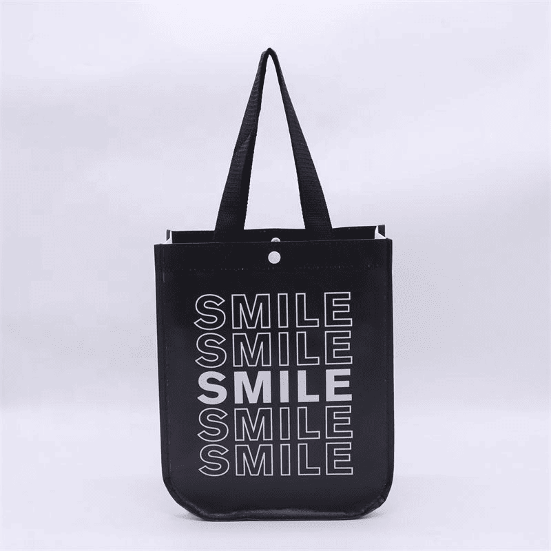 Special shaped U-shaped bottom with buckle laminated non-woven bag - Image 3