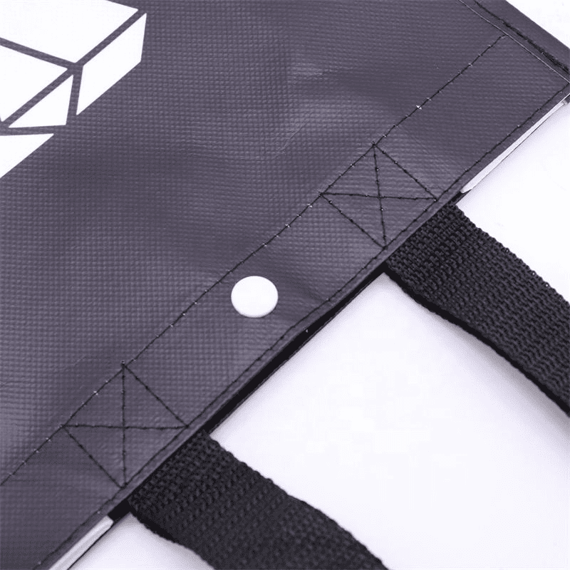 Special shaped U-shaped bottom with buckle laminated non-woven bag - Image 4