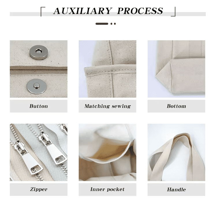 Exquisite canvas bag is suitable for portable carrying such as jewelry&perfume - Image 4