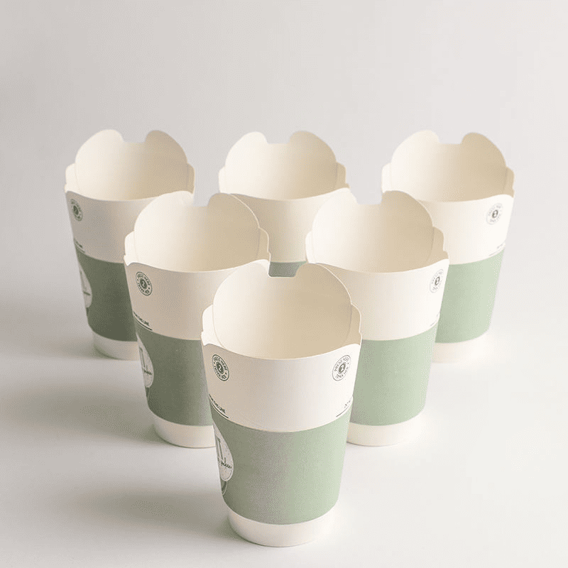Elegant butterfly-style disposable paper cup for direct drinking without straw, environmentally friendly and customizable Thick and leak-proof coffee party cup. - Image 5