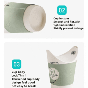 Elegant butterfly-style disposable paper cup for direct drinking without straw, environmentally friendly and customizable Thick and leak-proof coffee party cup.