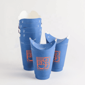 Butterfly-Style Disposable Cups – Direct Sip, No Straw, Leak-Proof & Customizable