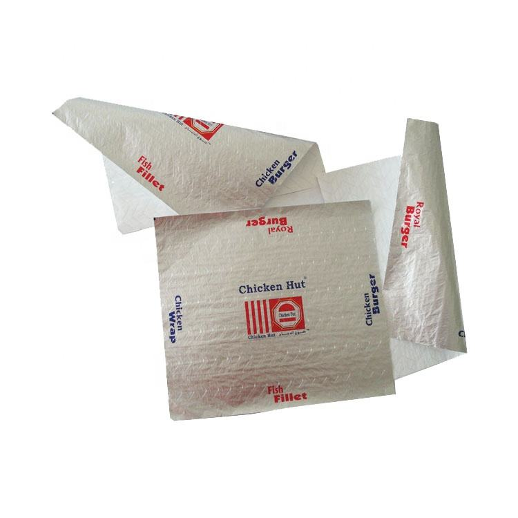 Honeycomb Insulated Foil Wrapping Paper, Food‑Grade for Burger & Fast‑Food Takeaway - Image 2