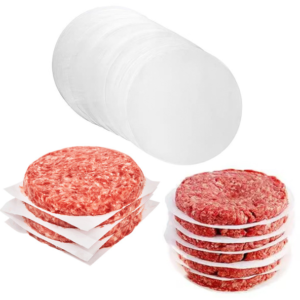 Hamburger Patty Paper, Freezer‑Safe Non‑Stick Sheets for Separating Raw Meat Patties